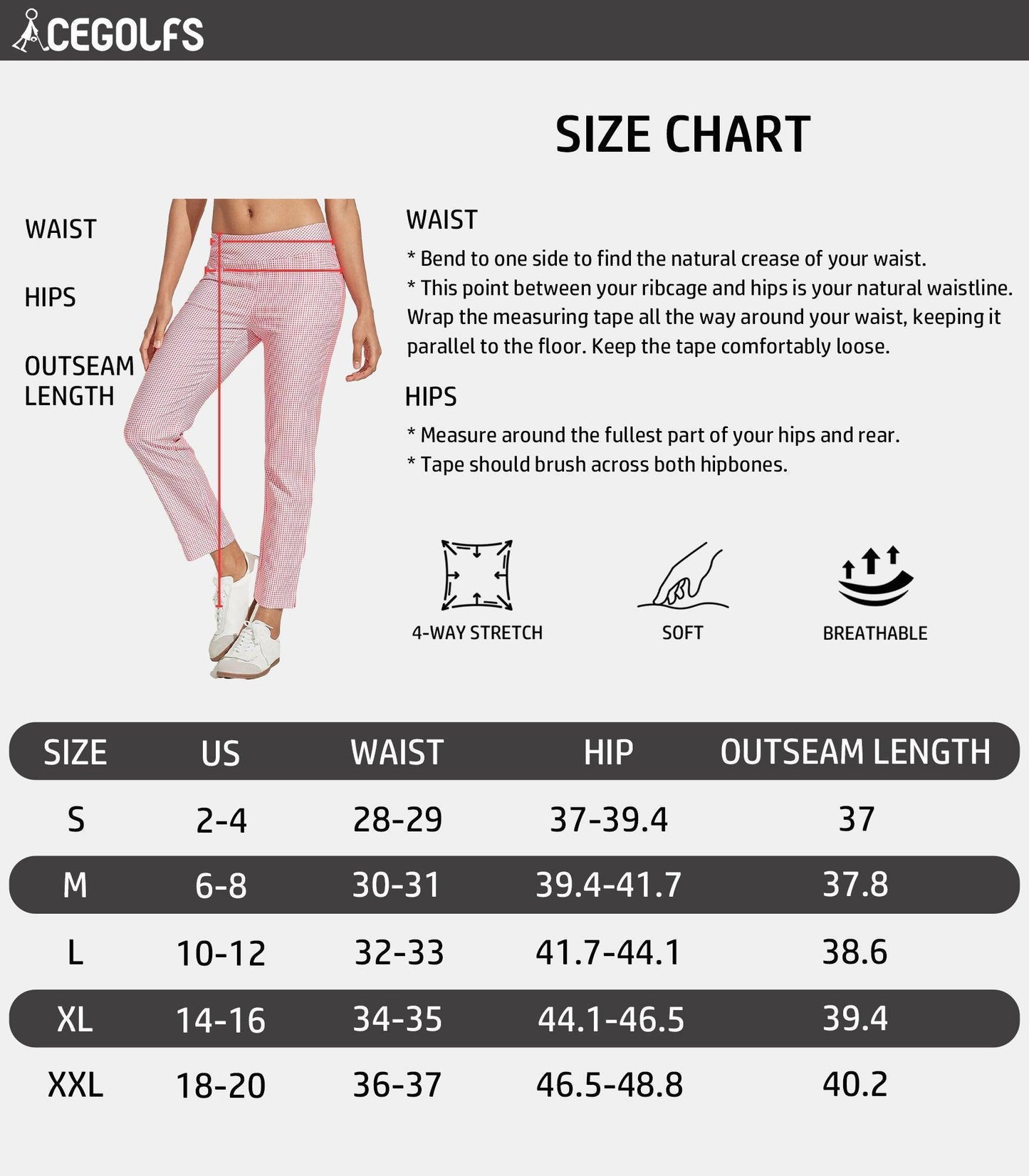 Performance Stretch-Anklepants