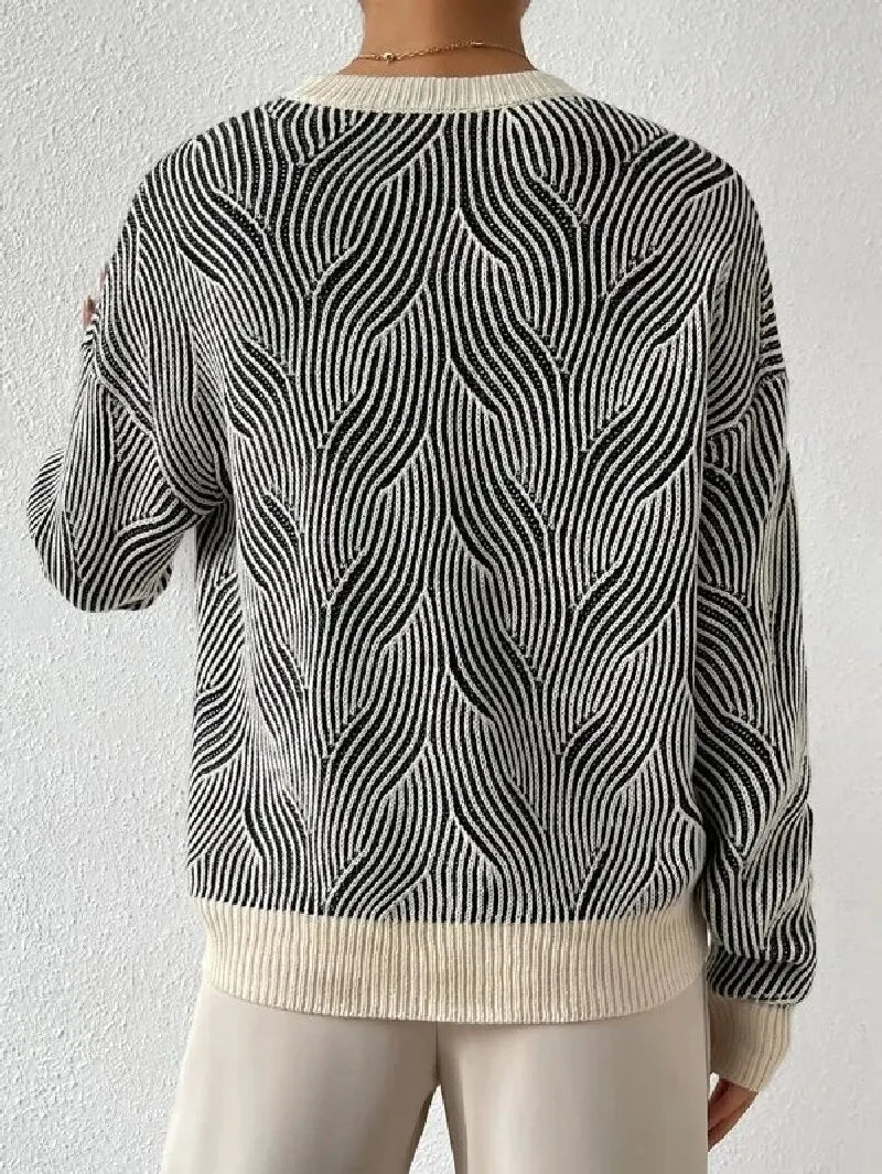 Pull avec un motif de câble