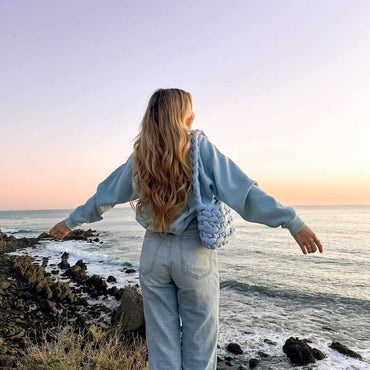 Chunky Stricktasche - Tragen Sie Stil und Komfort mühelos