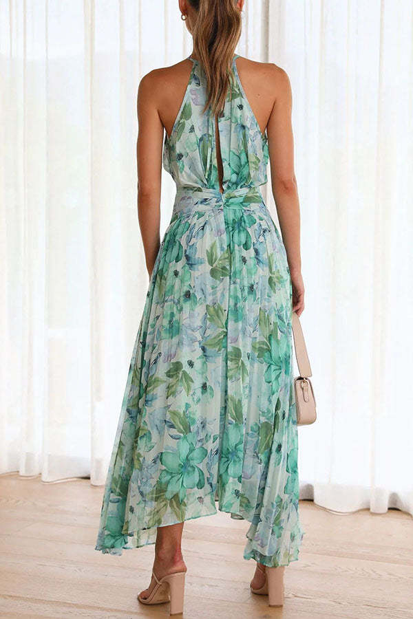 Aloysia - Blumenprint Maxi Kleid