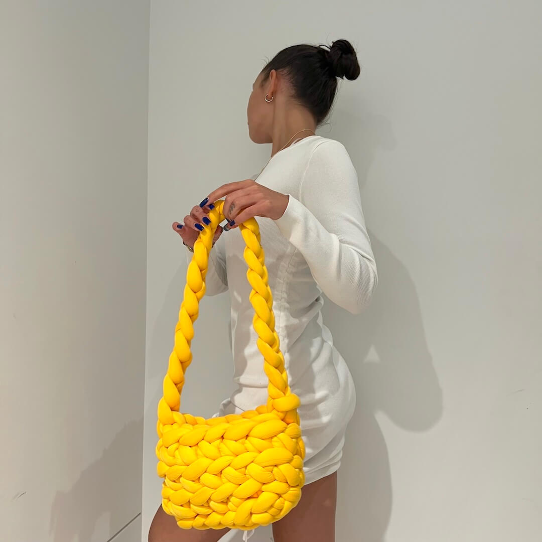 Chunky Stricktasche - Tragen Sie Stil und Komfort mühelos