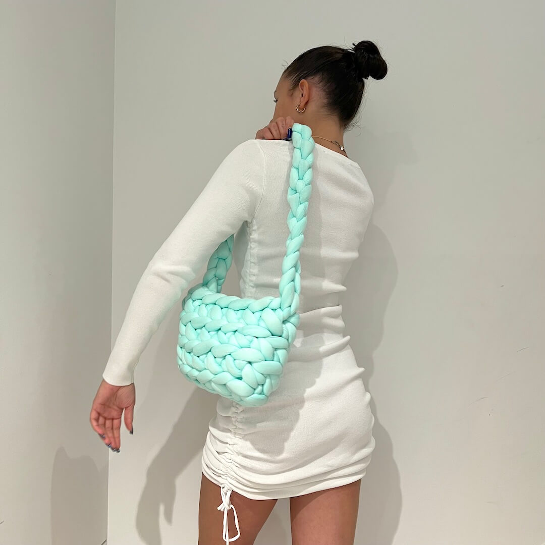 Chunky Stricktasche - Tragen Sie Stil und Komfort mühelos