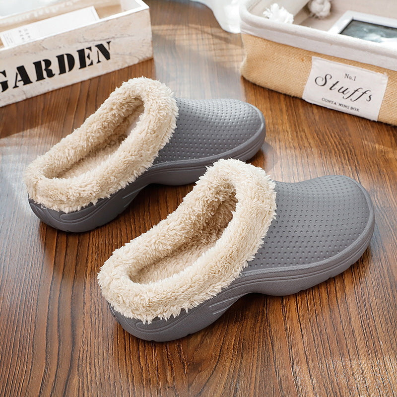 Baumwollslipper Winter Plüsch Verdickte Thermoschuhe