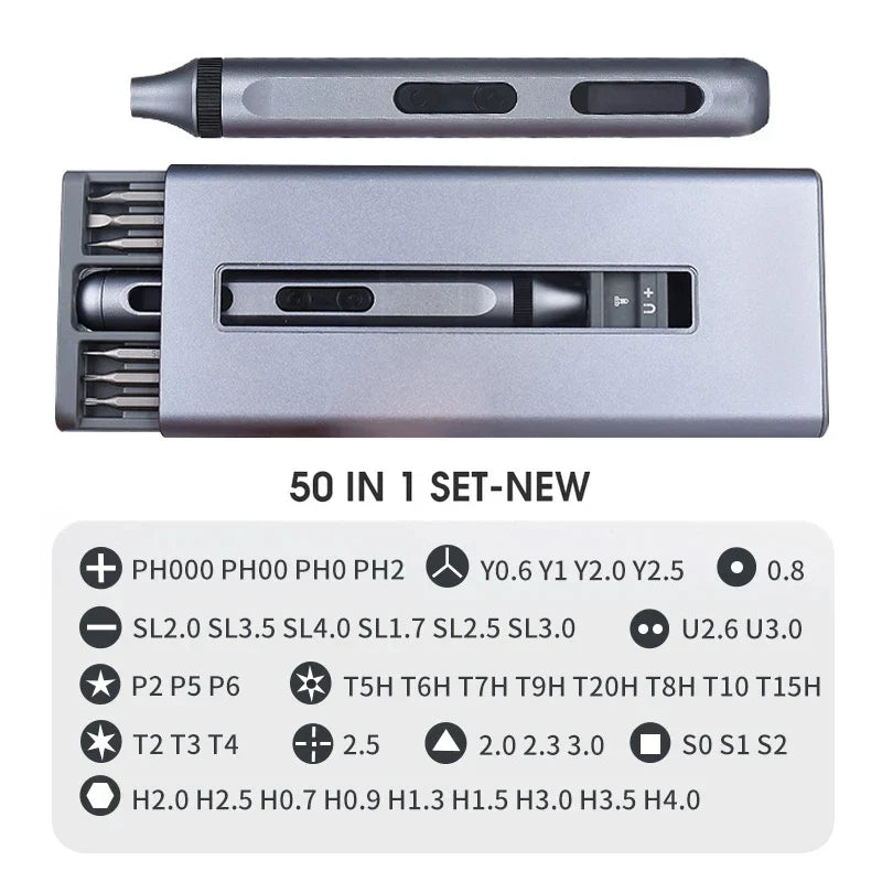 50-in-1 Elektrischer Schraubendreher Mini-Set