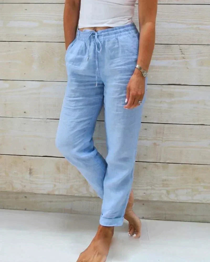 Luftige Sommerhose mit elegantem Schnitt | Damenmode