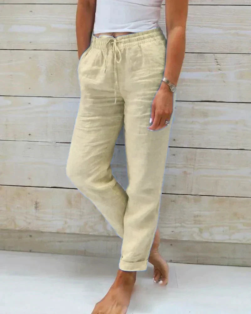 Luftige Sommerhose mit elegantem Schnitt | Damenmode