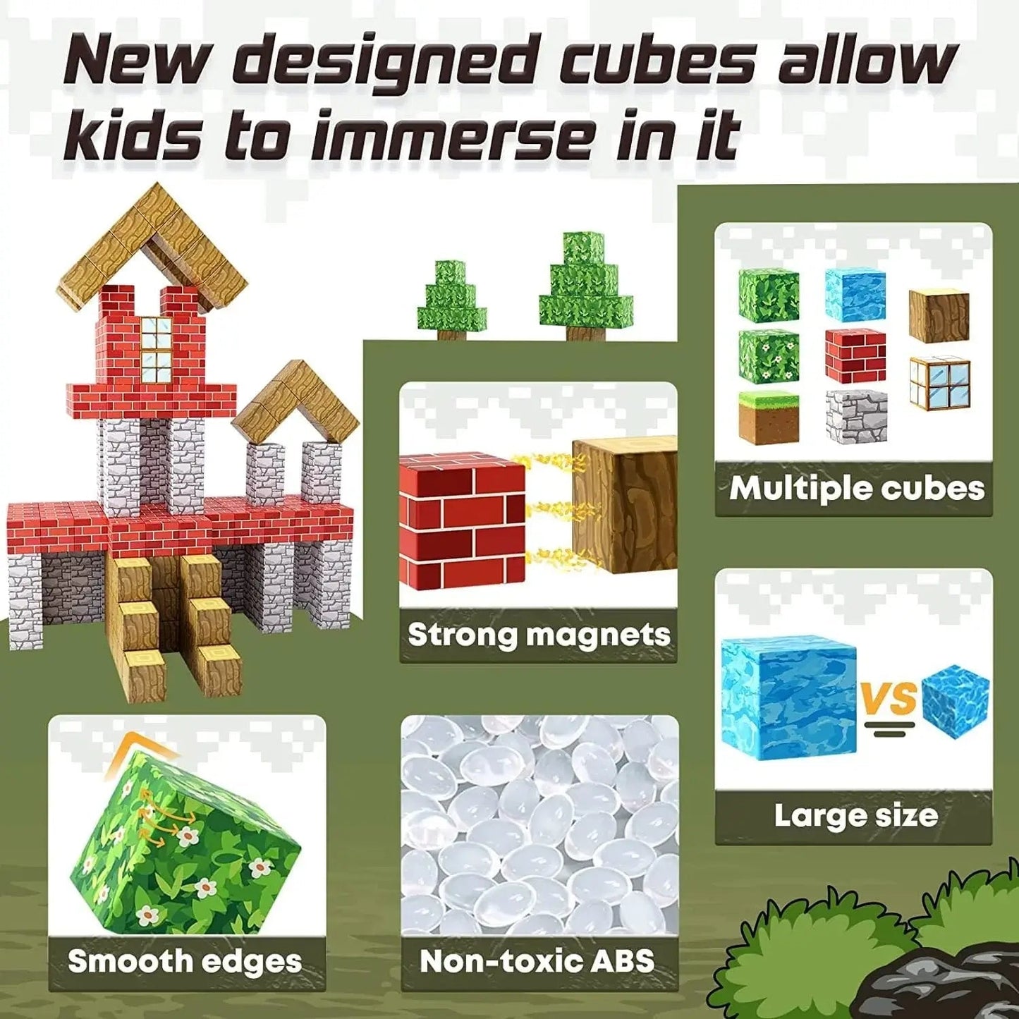 Blocs d'apprentissage magnétique