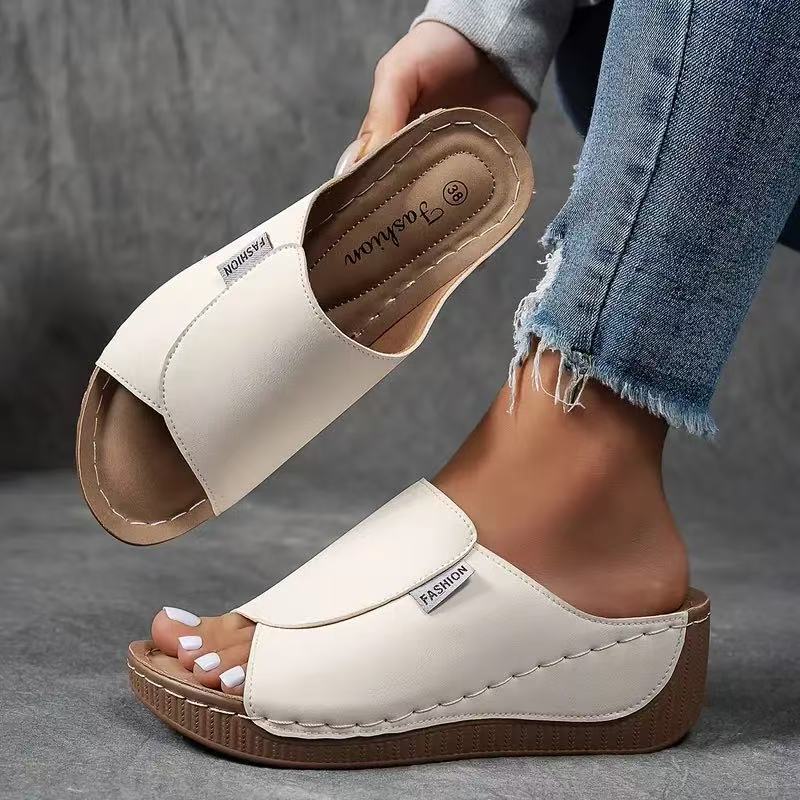 WedgeEase Casual Sandalen mit Keilabsatz für Damen