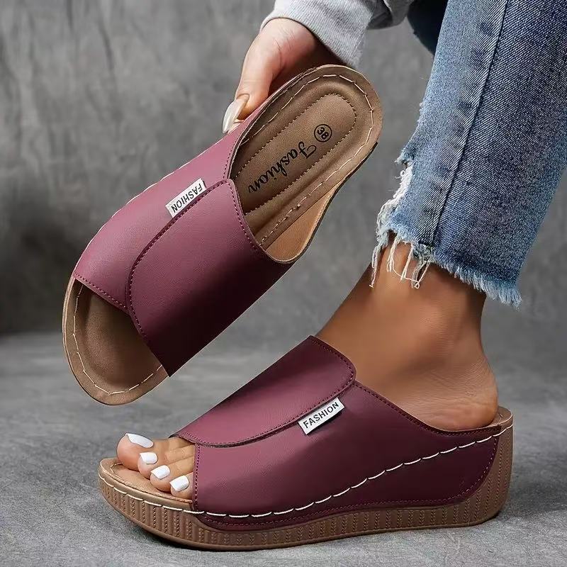 WedgeEase Casual Sandalen mit Keilabsatz für Damen