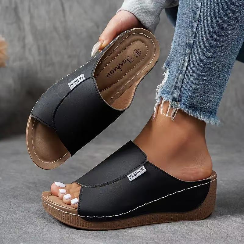 WedgeEase Casual Sandalen mit Keilabsatz für Damen