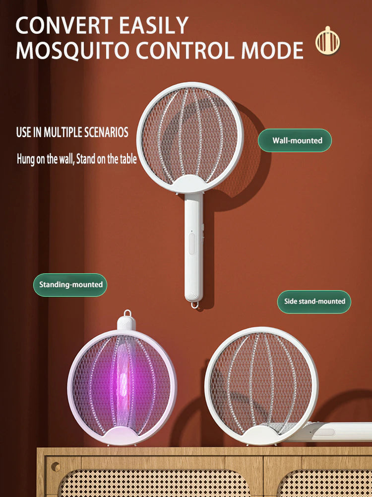 4 en 1 moustique électrique pliable zapper