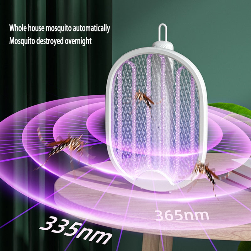 4 en 1 moustique électrique pliable zapper