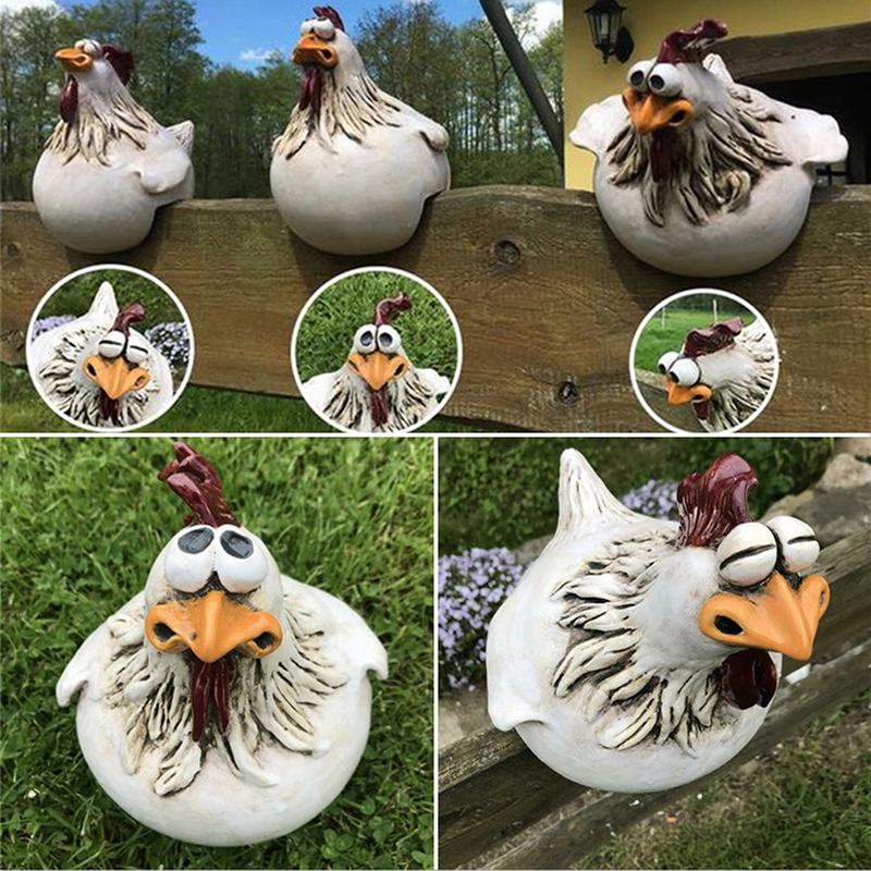 Décoration de poulet de jardin