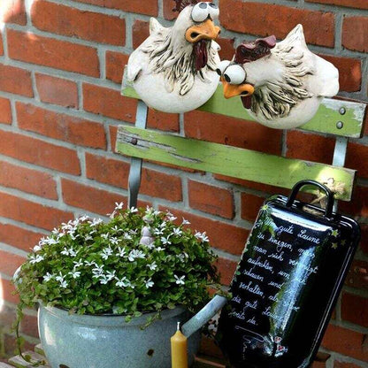 Décoration de poulet de jardin