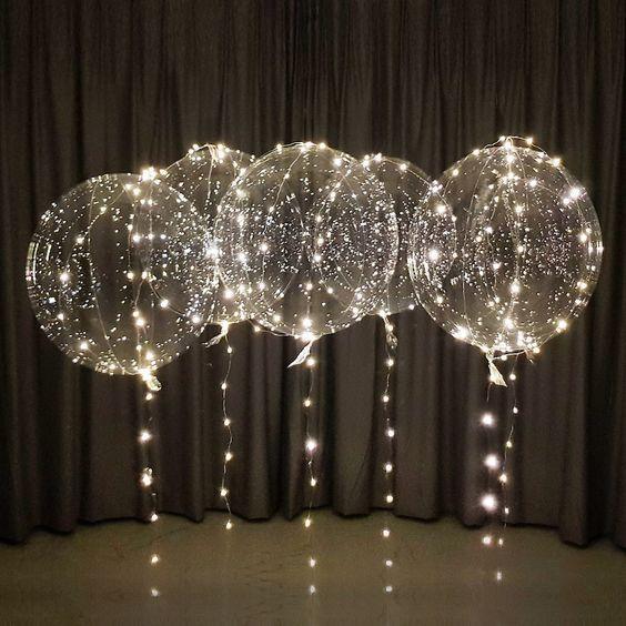 Ballons LED réutilisables