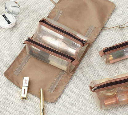 Sac de maquillage amovible et pliable 4 en 1