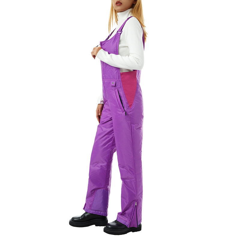 Pantalon de neige à vent imperméable à réglage des femmes