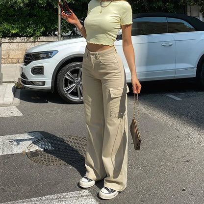 Eleni Verstellbare Cargo-Hosen