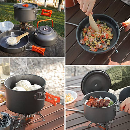 Ensemble de cuisinière de camping