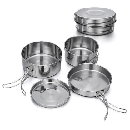 Ensemble de harnais de cuisson en acier inoxydable
