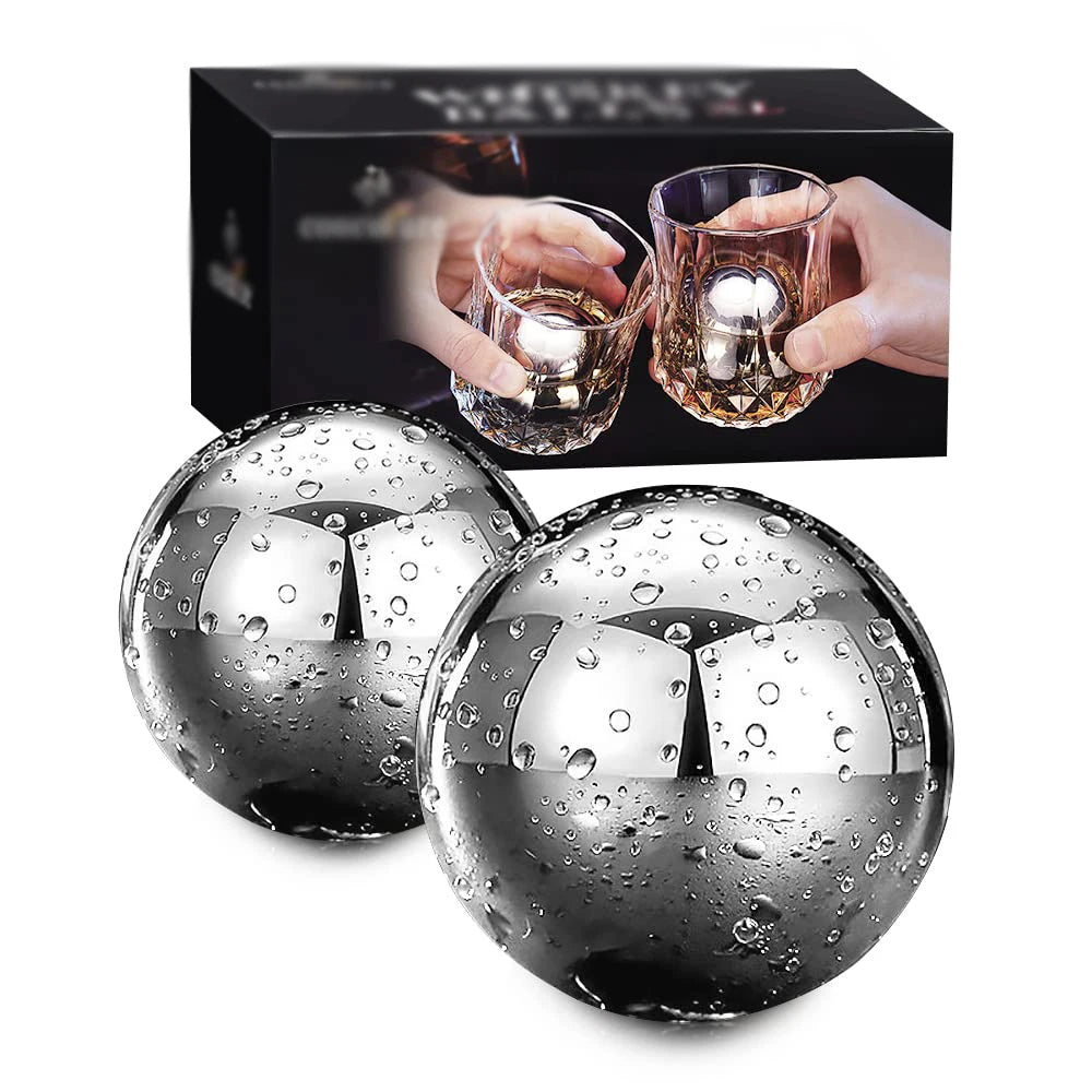 Cubes de glace en acier inoxydable