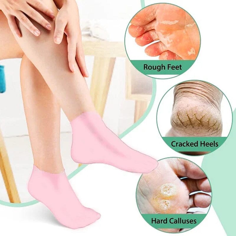 BEAUSE | Chaussettes de silicone pour femmes de bain pour femmes