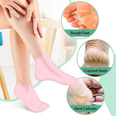 StepSoothe | Frauen Fußbad Pediküre Silikonsocken