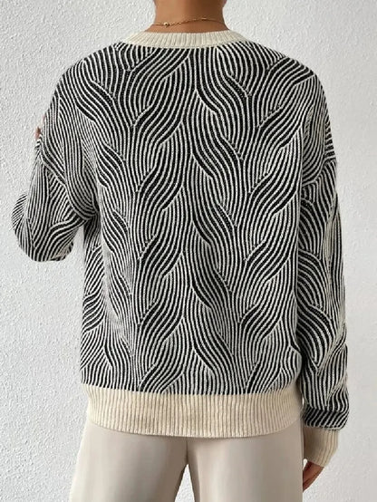 Pull avec un motif de câble