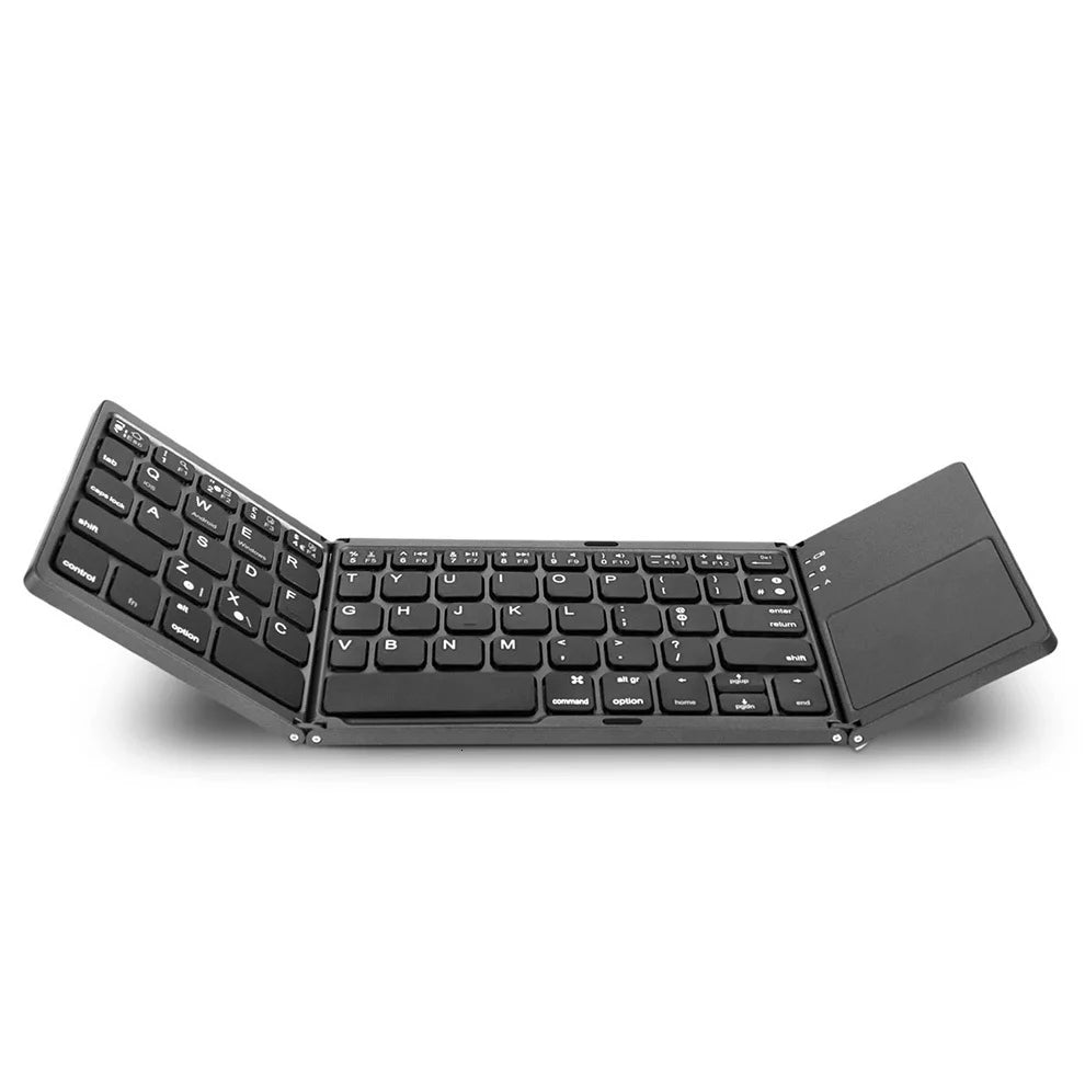 Clavier sans fil pliable avec pavé tactile ultra-lim
