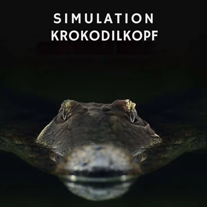 Croccruise - tête de crocodile de simulation