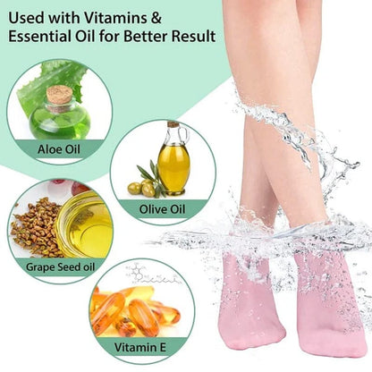 BEAUSE | Chaussettes de silicone pour femmes de bain pour femmes