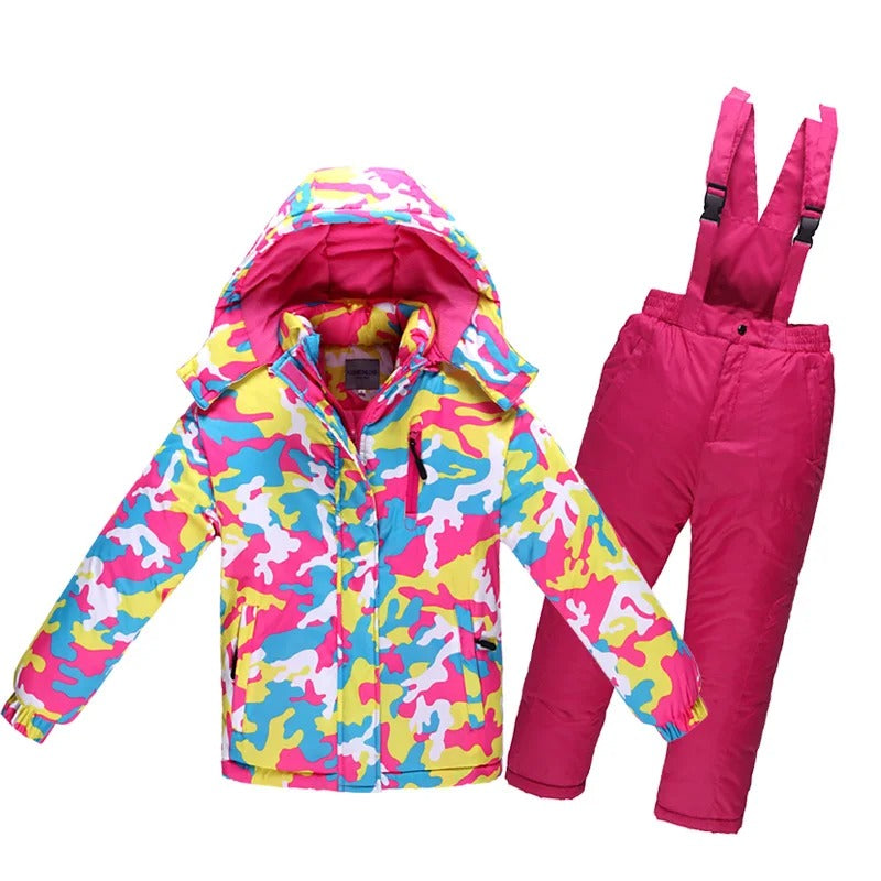 Costume hivernal des briseurs de vent pour enfants