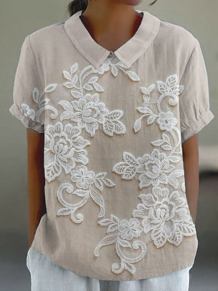 Claire - Bedrucktes Vintage-T-Shirt