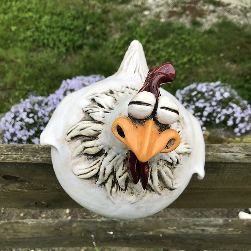Décoration de poulet de jardin