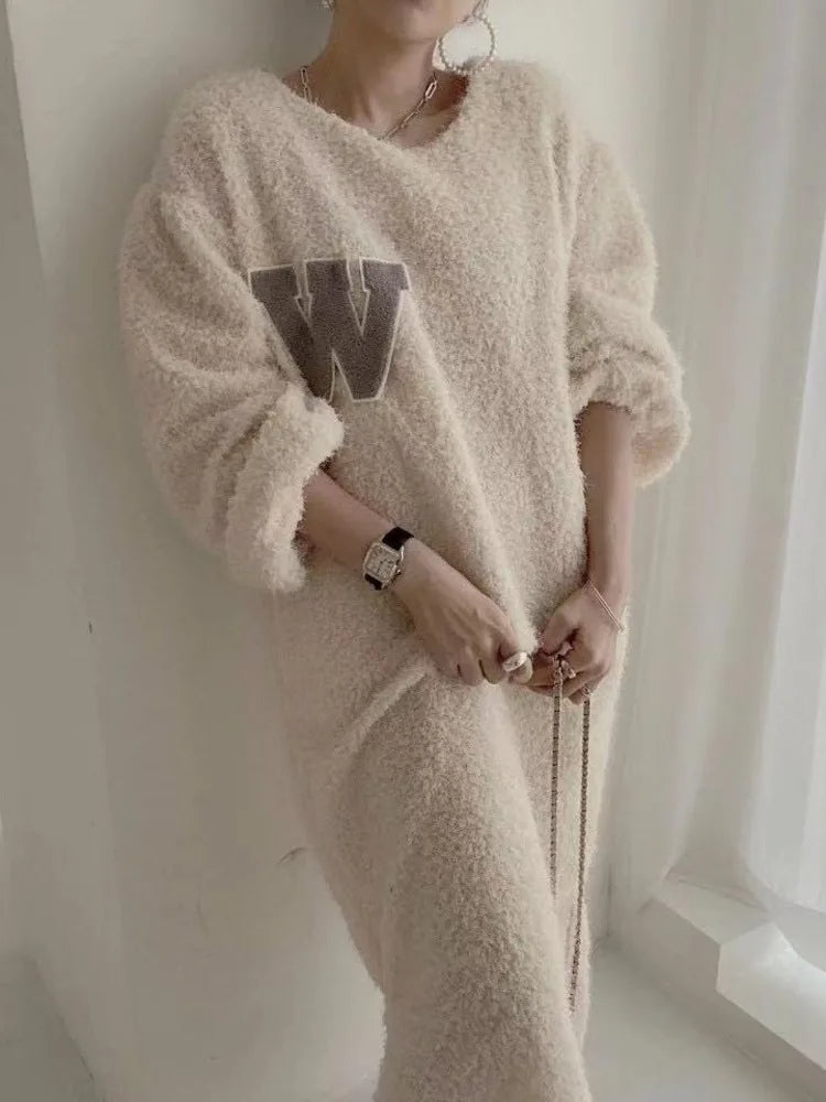 Robe de maison d'hiver confortable