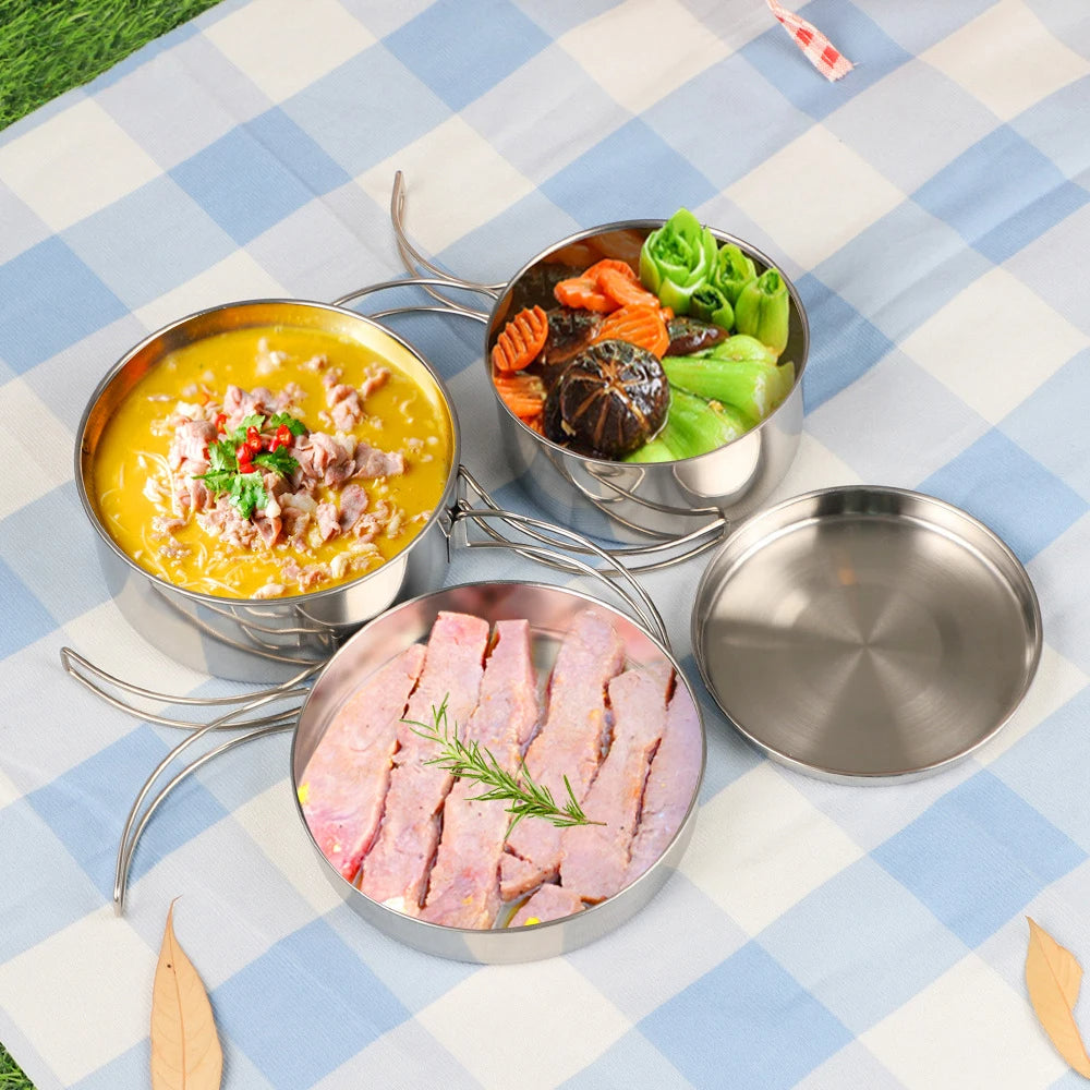 Ensemble de harnais de cuisson en acier inoxydable