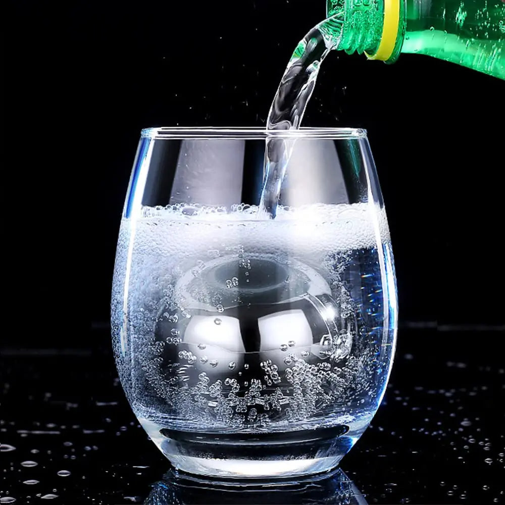 Cubes de glace en acier inoxydable