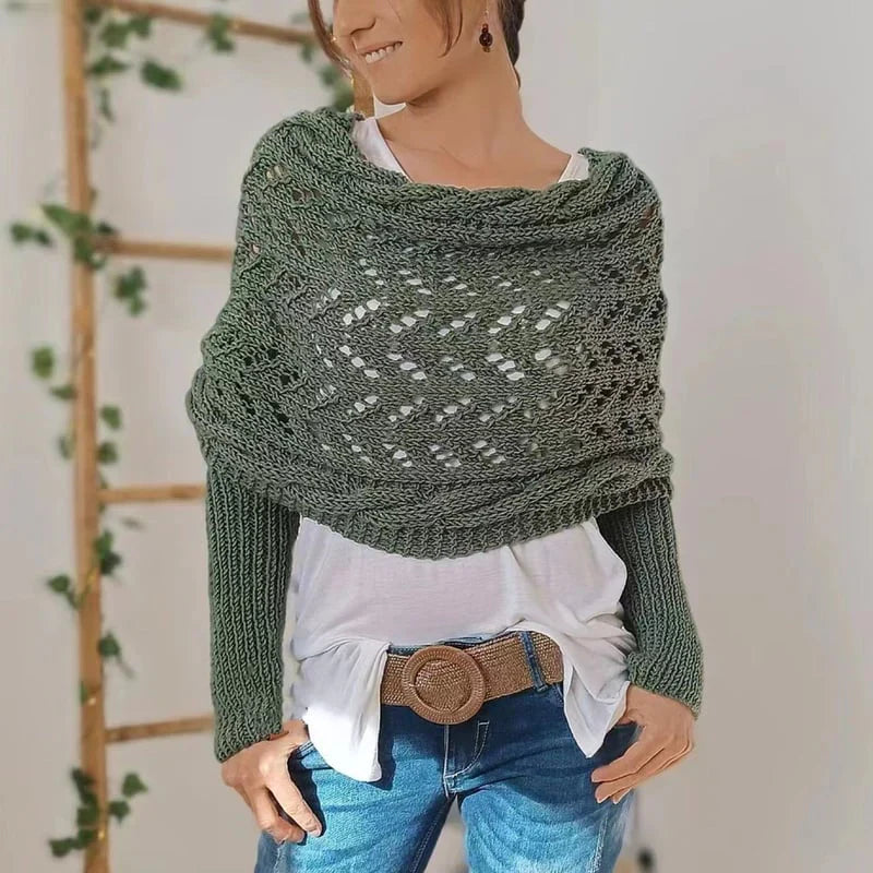 Sherly - Bequemer gestrickter Schal