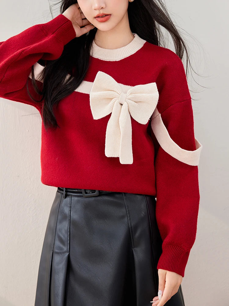 Pull pour femmes rouges
