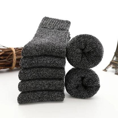 5 paires de thermosocks en laine épaisse