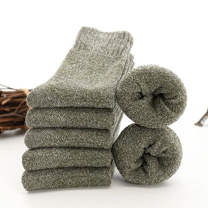 5 paires de thermosocks en laine épaisse