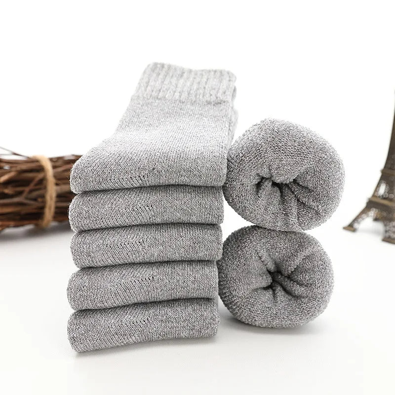5 paires de thermosocks en laine épaisse