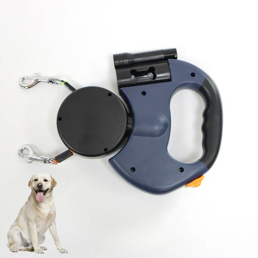 Tanglefree | La laisse de chien double sans danger pour des promenades sans stress et une reliure plus forte avec votre chien