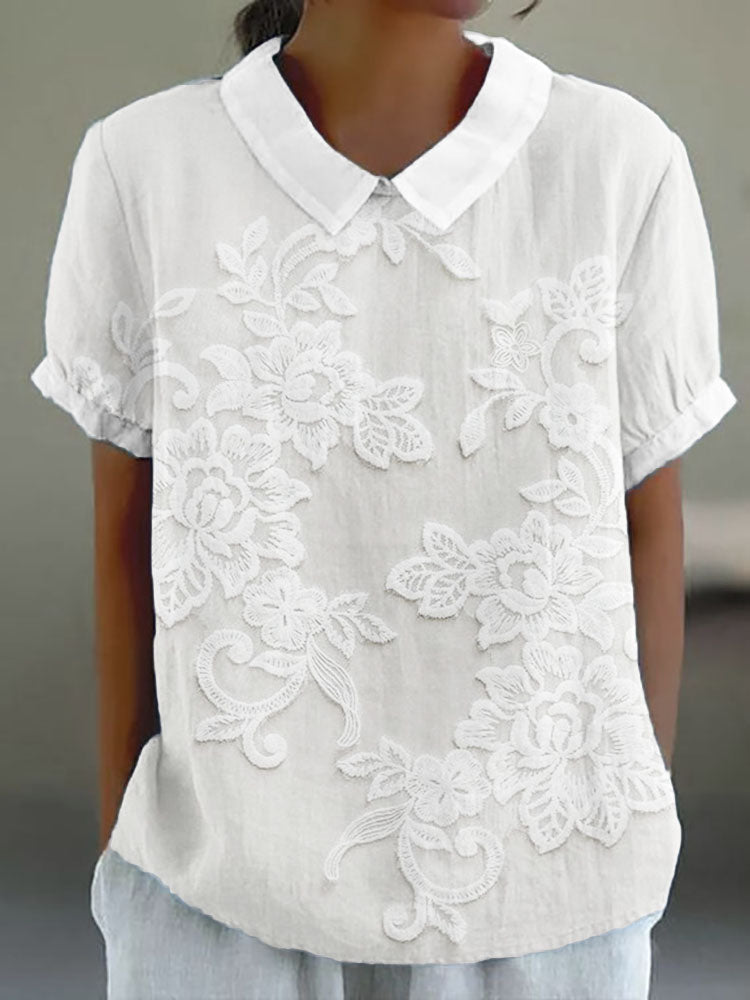 Claire - Bedrucktes Vintage-T-Shirt