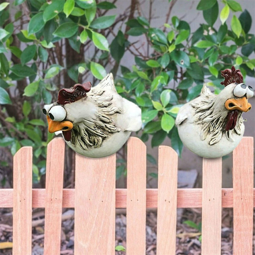 Décoration de poulet de jardin