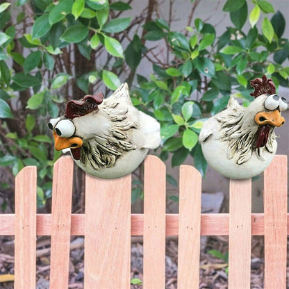 Décoration de poulet de jardin
