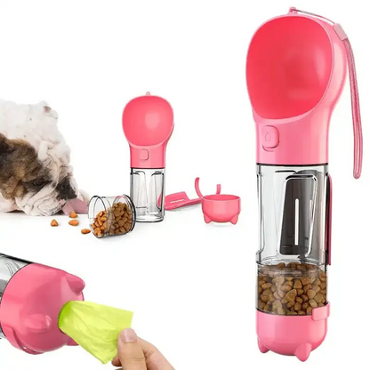 Bouteille de chien portable 3 en 1
