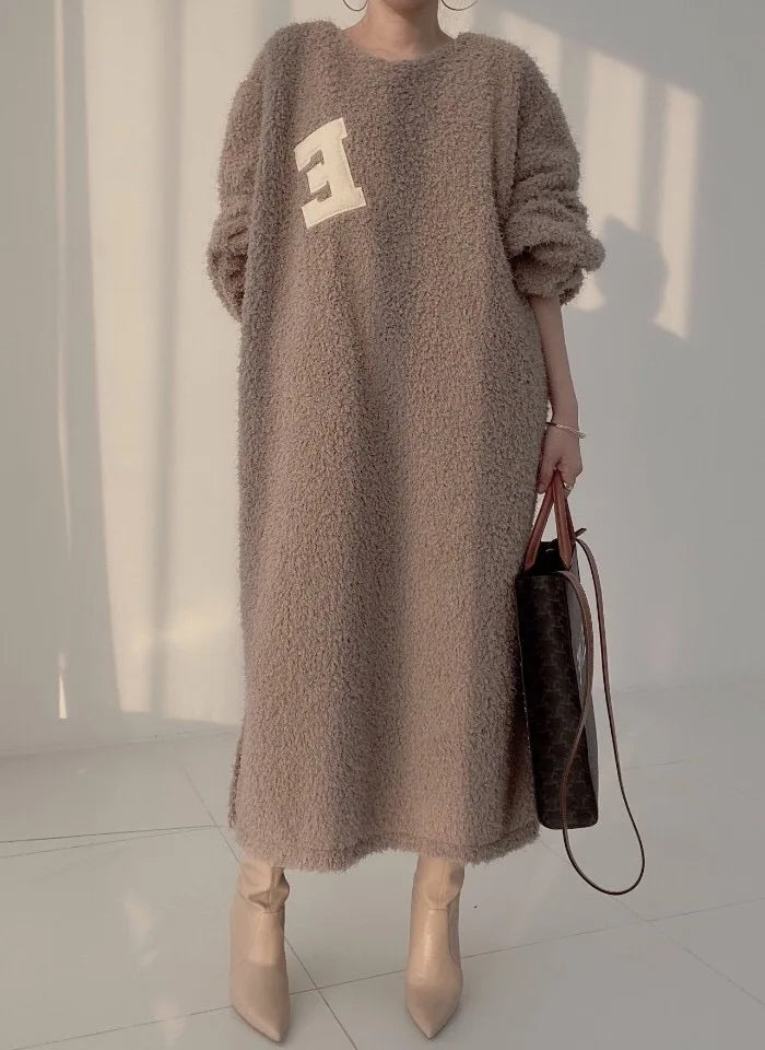 Robe de maison d'hiver confortable