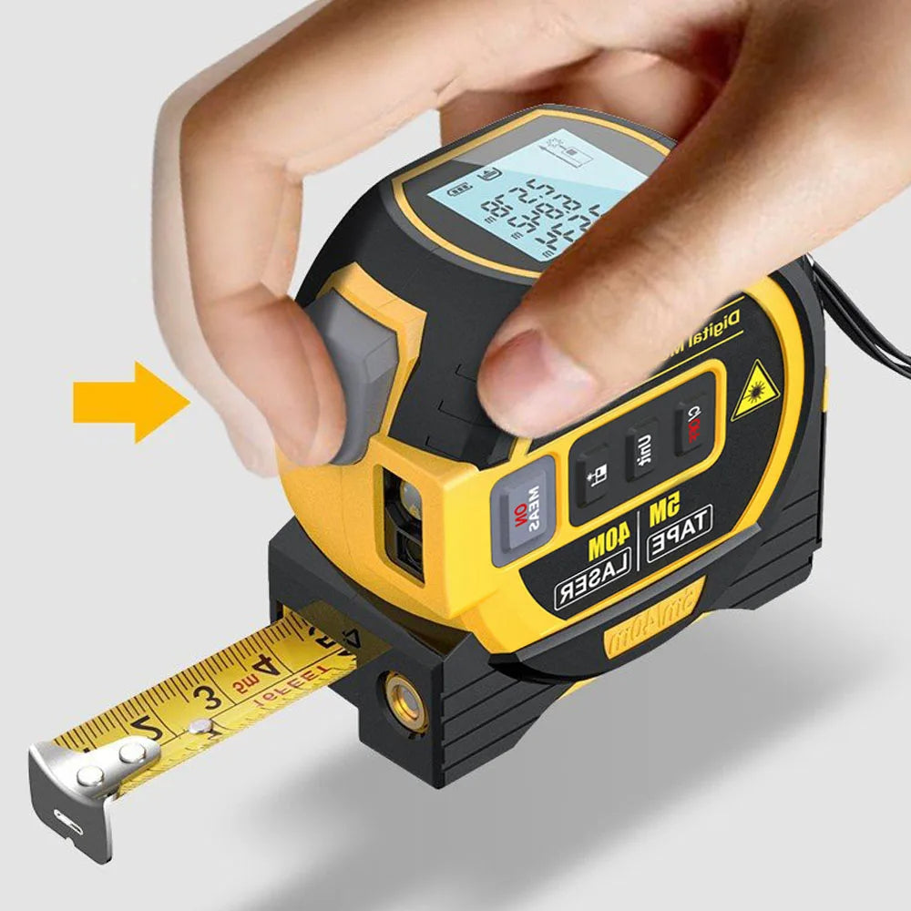 Couteau de retrait laser 3 en 1 avec ruban de mesure