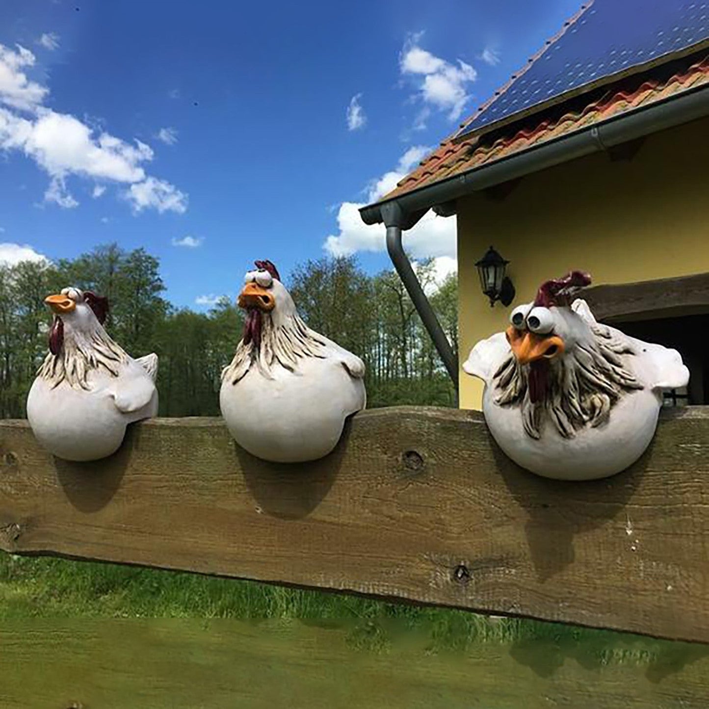 Décoration de poulet de jardin